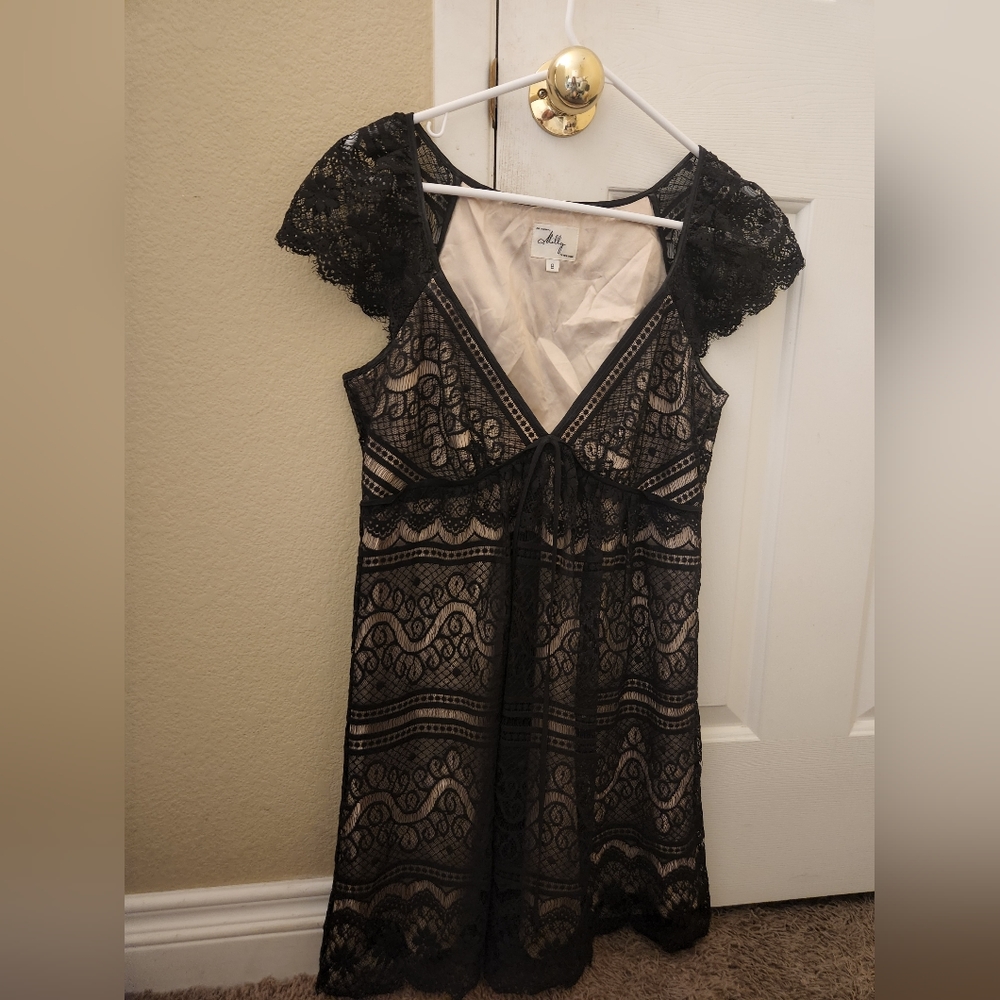 Black Lace Milly of New York Dress